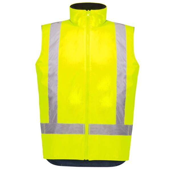 ZV228 Unisex Hi Vis Waterproof Reversible Vest Thumbnail